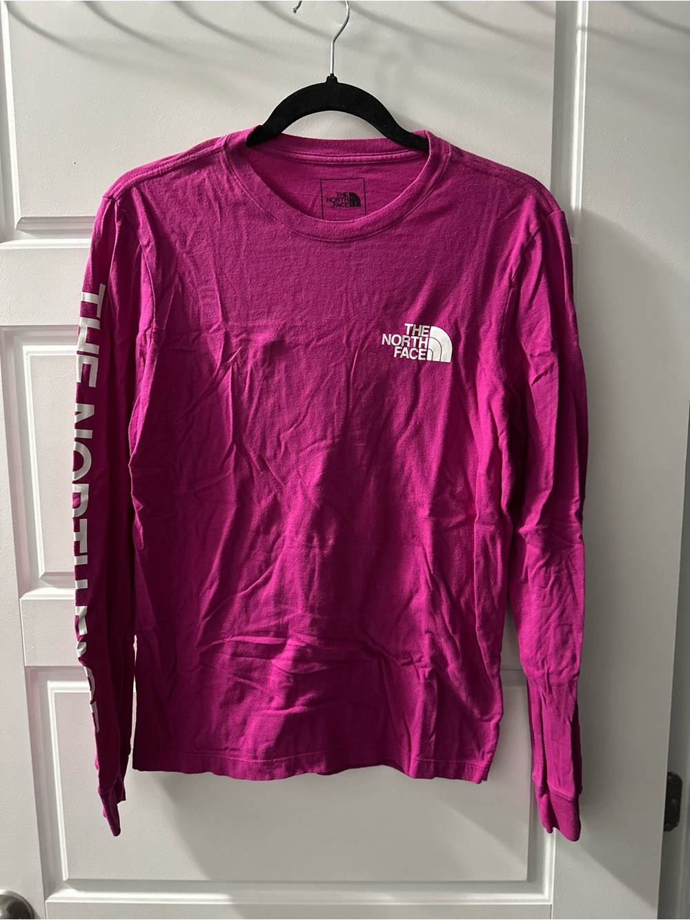 The North Face Women’s Long-Sleeve Crew - Fuchsia Pink